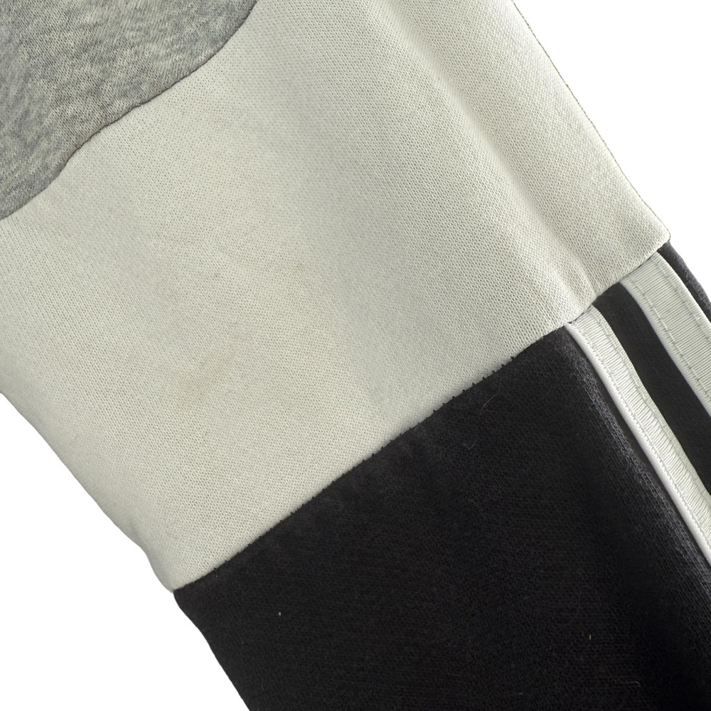 Adidas boys, black white and gray hoodie size Medium 10/12 - Picture 3 of 7